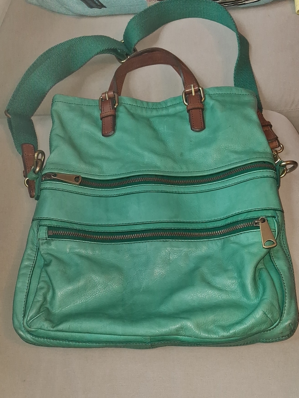 FOSSIL AQUA LEATHER Bag